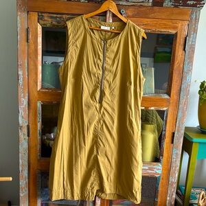 Mustard Sleeveless Dress